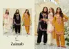 Zainab By Eba Slub Organza Readymade Farshi Salwar Suits Orders In India